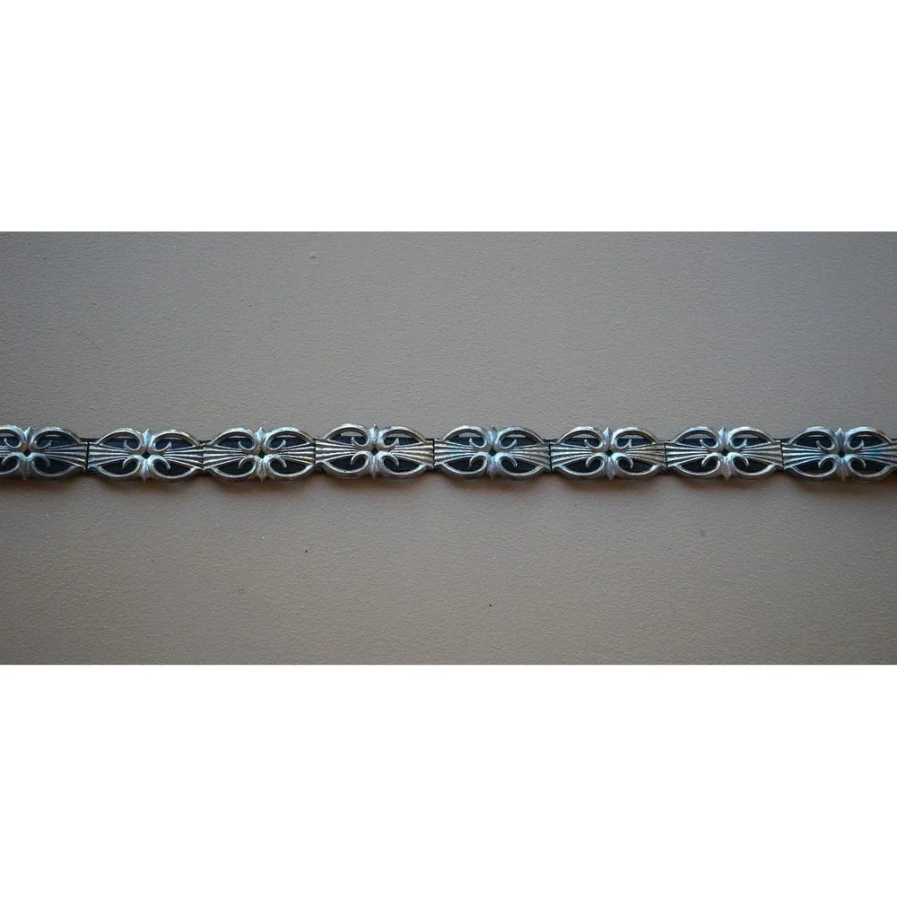 Vintage Navajo Sterling Silver Sand Cast Turquoise Concho Belt 450g Heavy 1950's